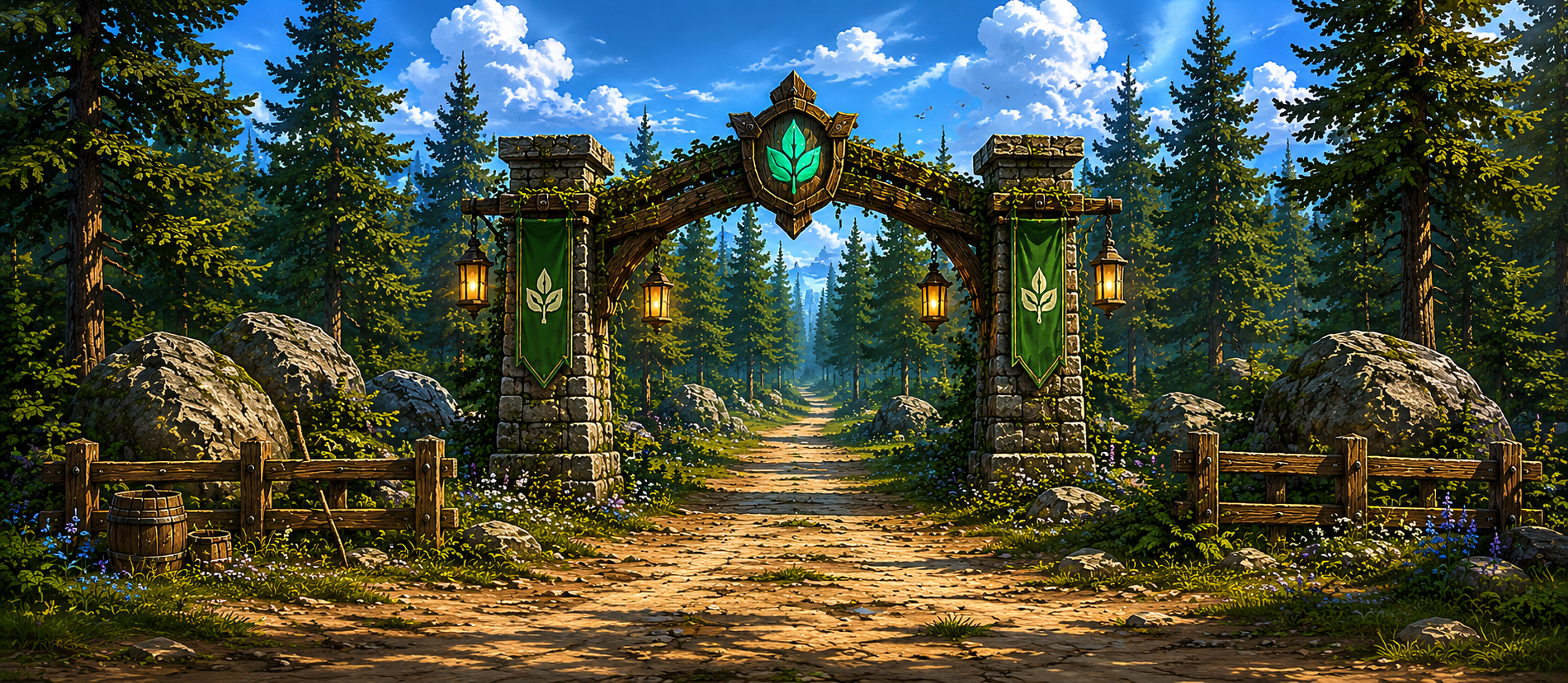 Forest entrance