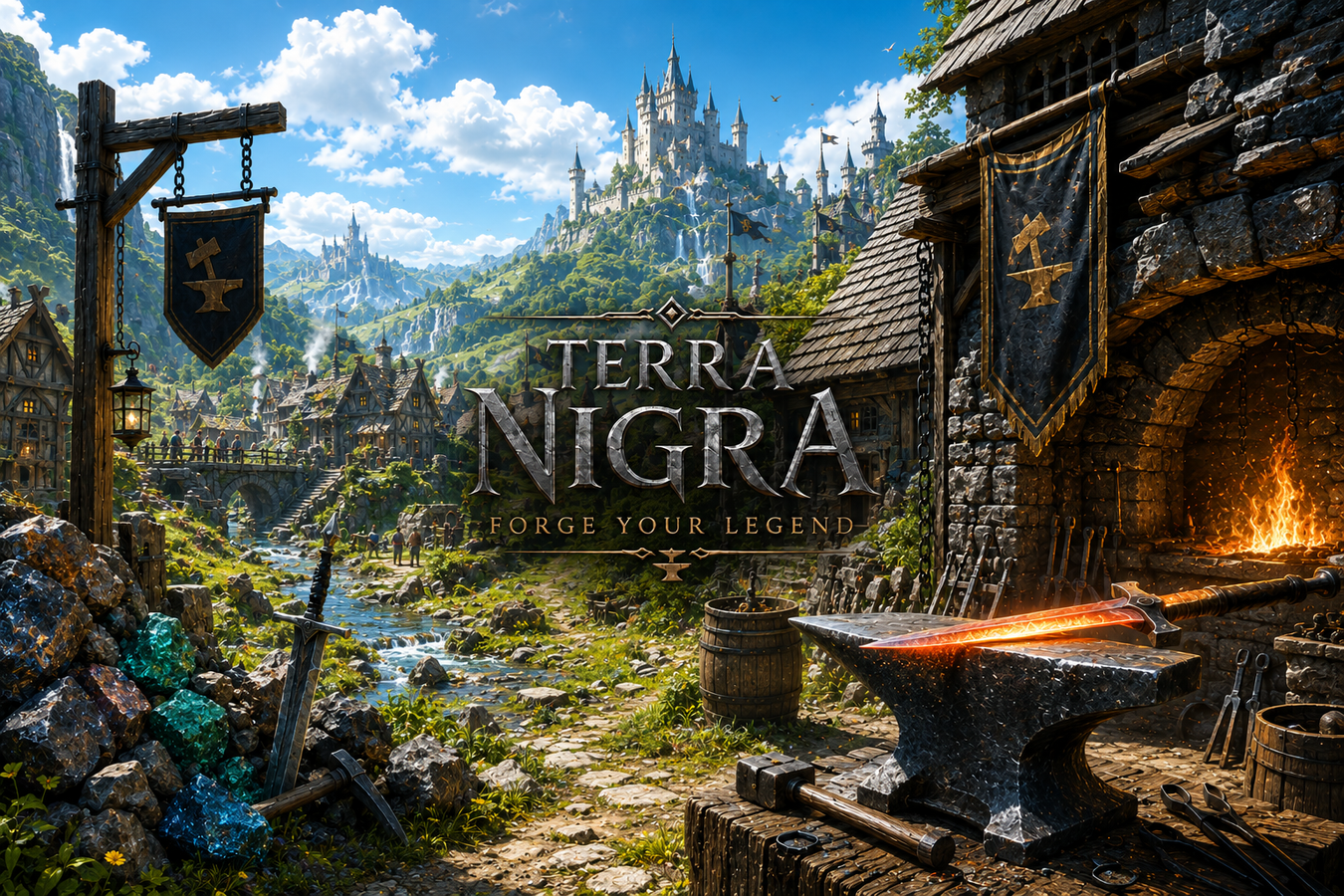 TerraNigra town by day