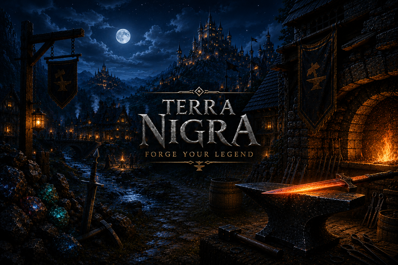 The realm at night